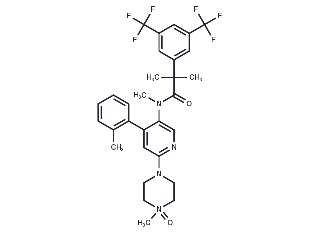 Netupitant metabolite Netupitant N-oxide Chemical Structure