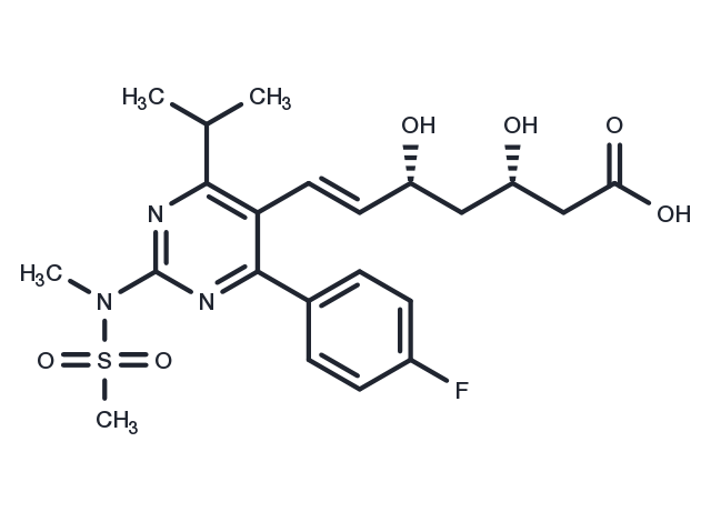 (3S,5R)-Rosuvastatin Chemical Structure