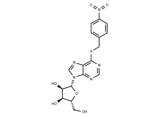 Nitrobenzylthioinosine Chemical Structure