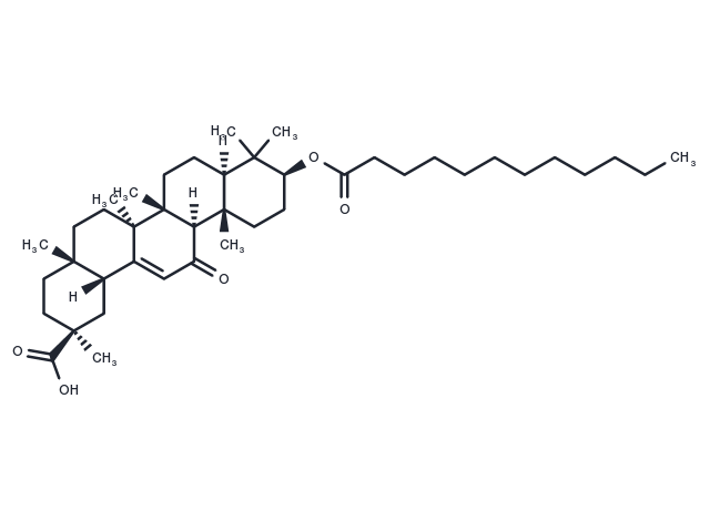 Lauroylglycyrrhetinic acid Chemical Structure
