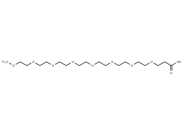 m-PEG7-CH2CH2COOH Chemical Structure