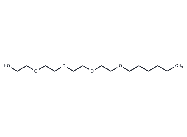 Tetraethylene Glycol Monohexyl Ether (C6E4) Chemical Structure