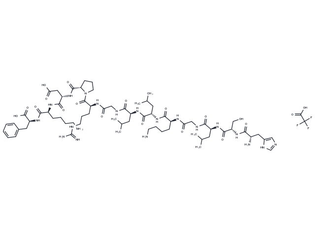 [Leu144, Arg147]-PLP (139-151) TFA Chemical Structure