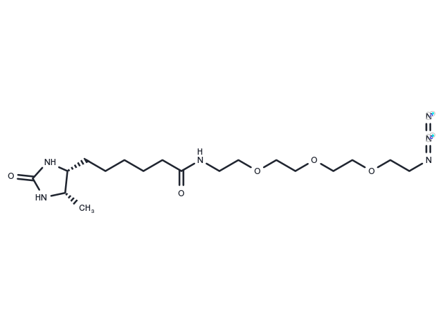 Azide-PEG3-Desthiobiotin Chemical Structure