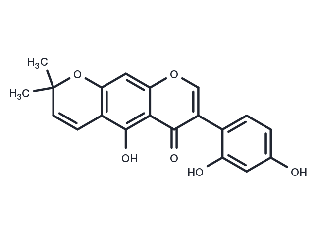 Parvisoflavone B Chemical Structure