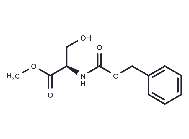 N-Cbz-D-serine Methyl Ester Chemical Structure