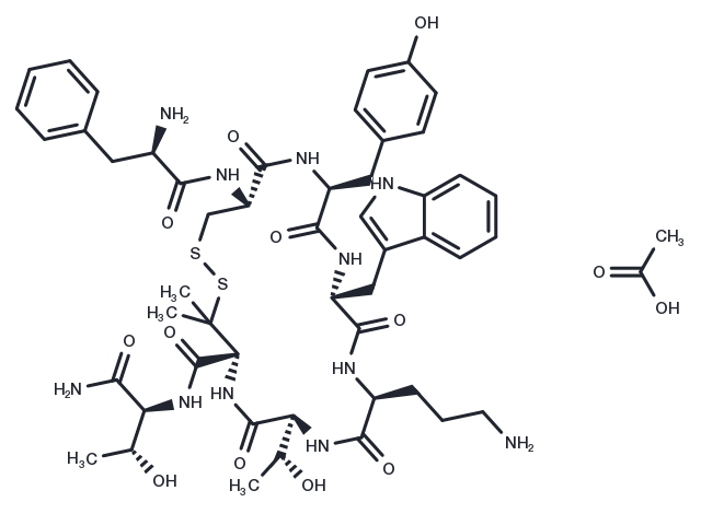 CTOP acetate Chemical Structure