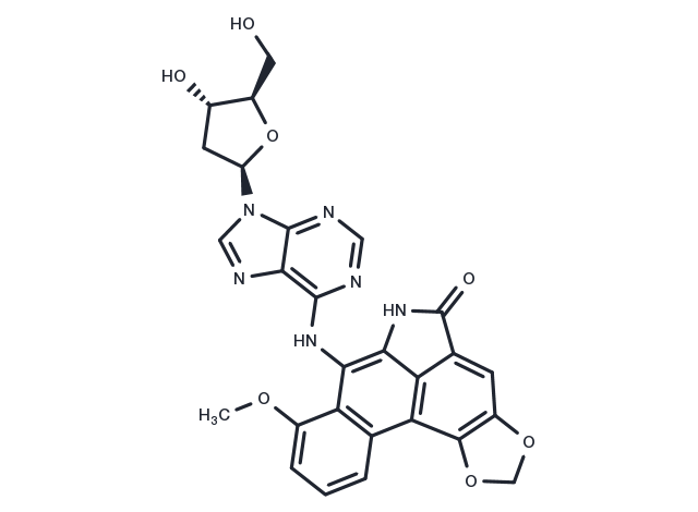 7-(deoxyadenosin-N(6)-yl)aristolactam I Chemical Structure