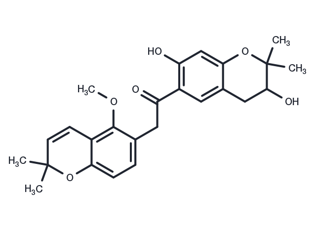Dihydromunduletone Chemical Structure