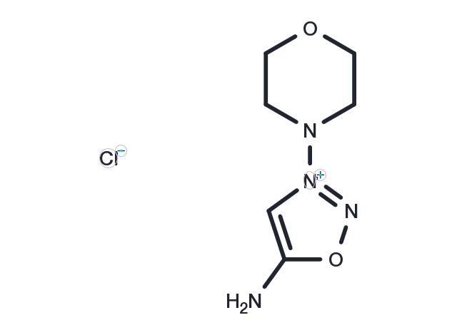 Linsidomine hydrochloride Chemical Structure