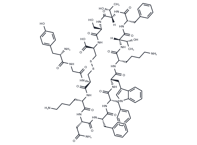 [Tyr1]-Somatostatin-14 Chemical Structure