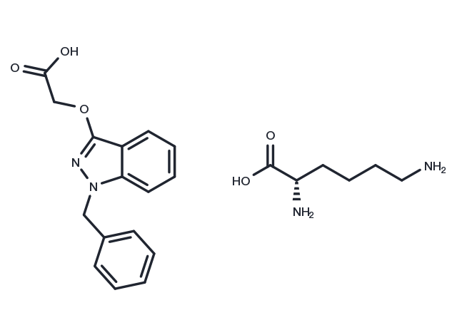 Bendazac L-lysine Chemical Structure