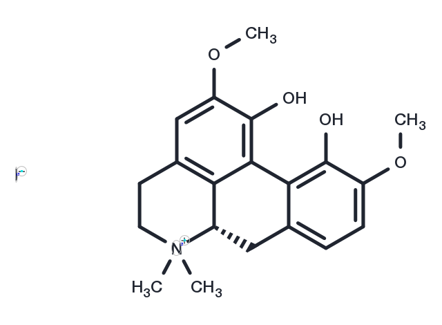 (+)-Magnoflorine iodide Chemical Structure