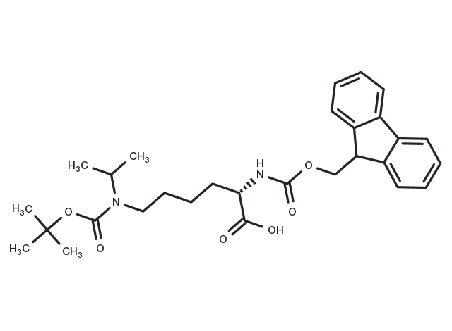 N-Fmoc-N'-Boc-N'-isopropyl-L-lysine Chemical Structure