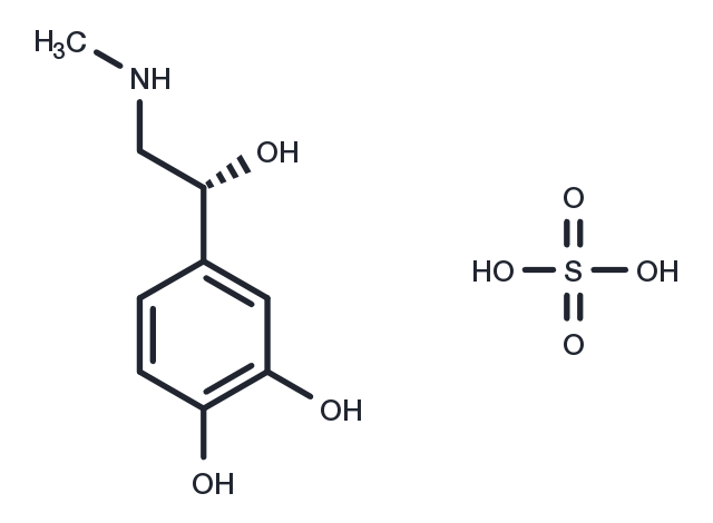 Adrenaline sulfate Chemical Structure