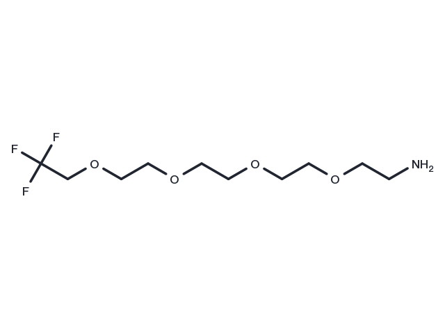 1,1,1-Trifluoroethyl-PEG4-amine Chemical Structure