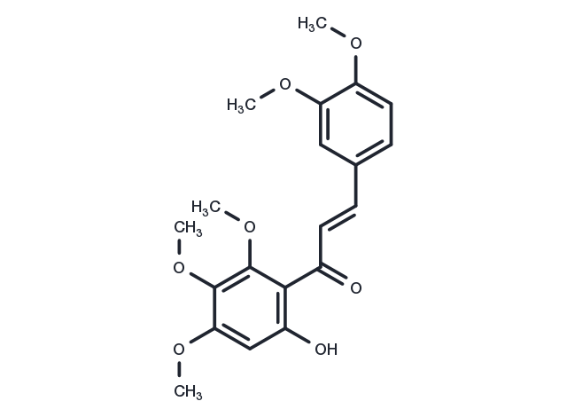 6'-Hydroxy-3,4,2',3',4'-pentamethoxychalcone Chemical Structure