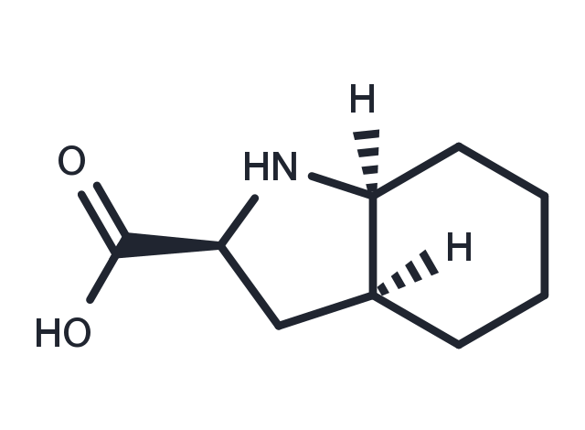(2S,3AS,7aS)-Octahydroindole-2-carboxylic acid Chemical Structure
