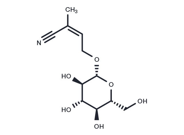 Rhodiocyanoside A Chemical Structure