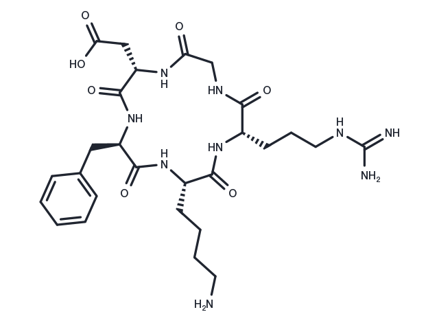 Cyclo(-RGDfK) Chemical Structure