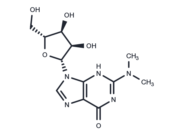 N2,N2-Dimethylguanosine Chemical Structure