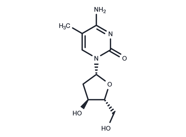 5-Methyl-2'-deoxycytidine Chemical Structure