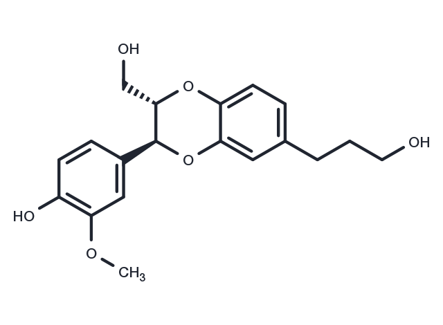 4',9,9'-Trihydroxy-3'-methoxy-3,7'-epoxy-4,8'-oxyneolignan