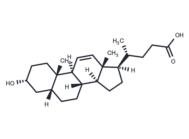 Lithocholenic acid Chemical Structure