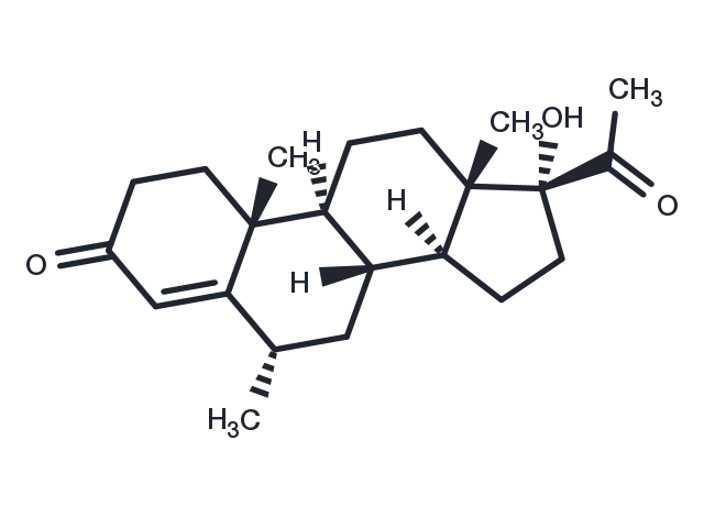 Medroxyprogesterone Chemical Structure