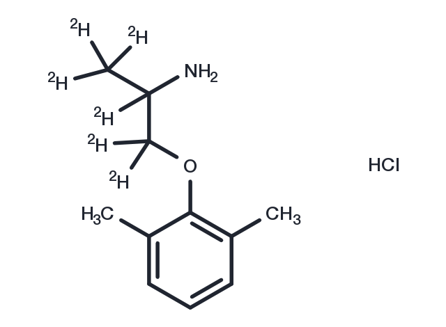 Mexiletine-d6 hydrochloride Chemical Structure