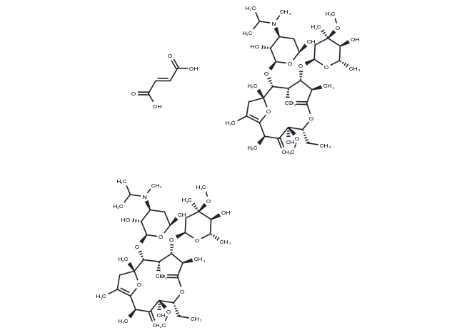 Mitemcinal fumarate Chemical Structure