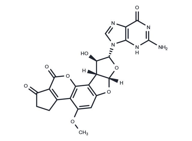 AFB1-N7-guanine Chemical Structure