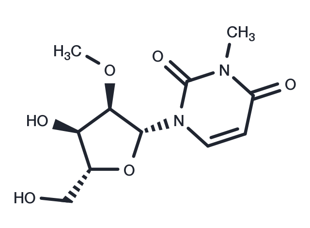 N3-Methyl-2’-O-methyluridine Chemical Structure