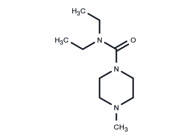 Diethylcarbamazine Chemical Structure