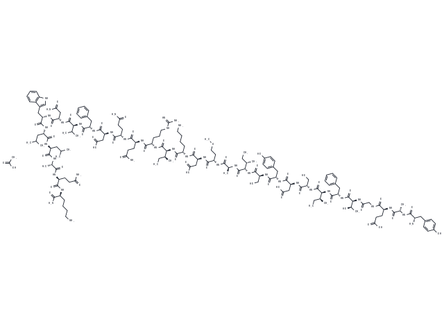 GIP (1-30) amide, porcine acetate Chemical Structure