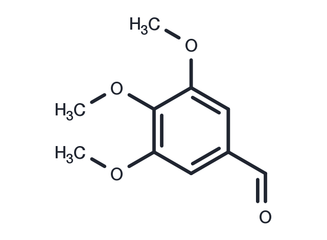3,4,5-Trimethoxybenzaldehyde Chemical Structure