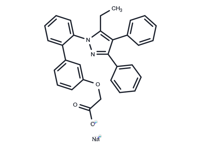BMS-309403 sodium Chemical Structure