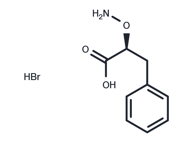 L-2-Aminooxy-3-phenylpropanoic acid hydrobromide Chemical Structure