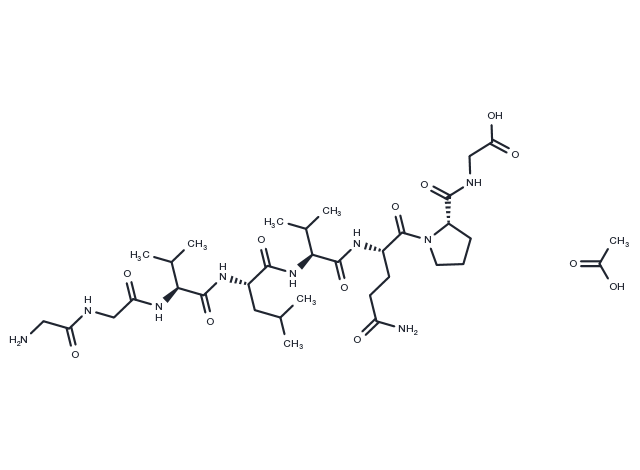Larazotide acetate Chemical Structure