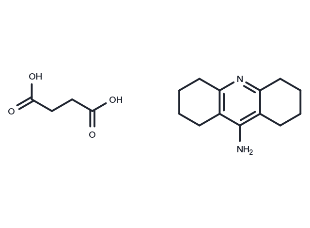 Octahydroaminoacridine succinate Chemical Structure