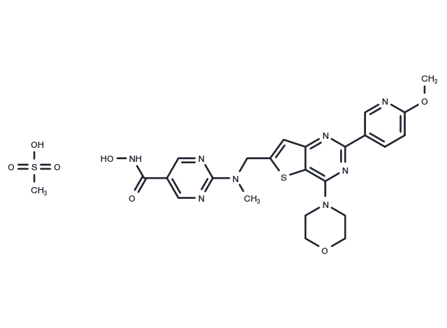 CUDC-907 mesylate Chemical Structure