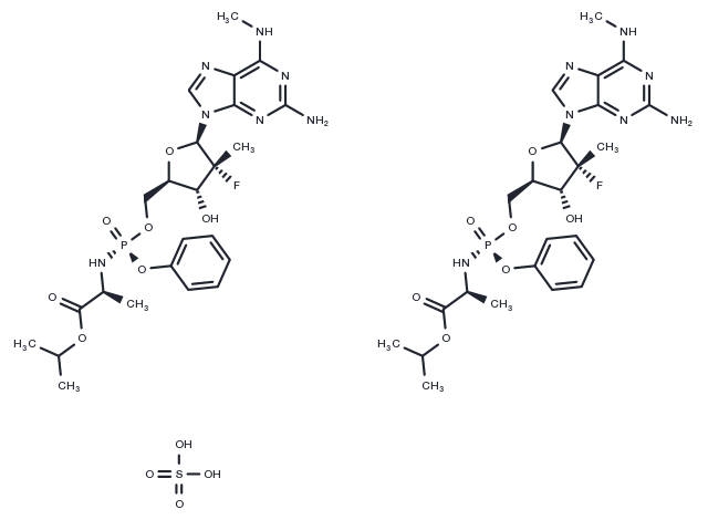 Bemnifosbuvir hemisulfate Chemical Structure