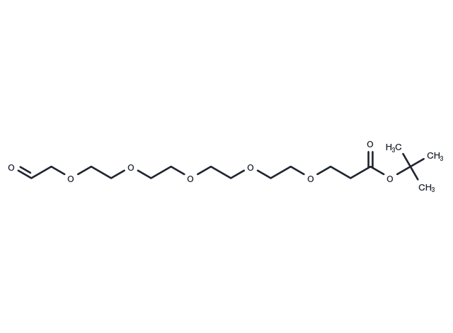 Ald-CH2-PEG5-Boc Chemical Structure