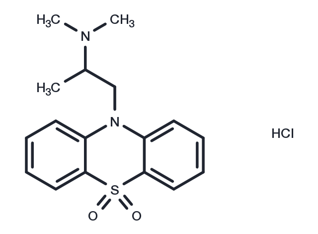 Dioxopromethazine hydrochloride Chemical Structure