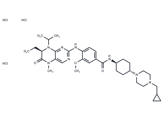 Volasertib trihydrochloride Chemical Structure