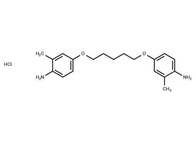 o-Toluidine, 4,4'-pentamethylenedioxydi-, dihydrochloride Chemical Structure