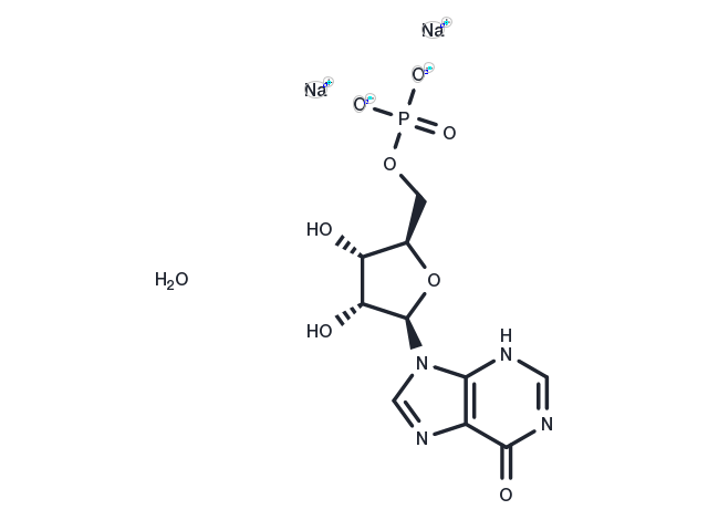 Inosine 5'-monophosphate disodium salt hydrate Chemical Structure