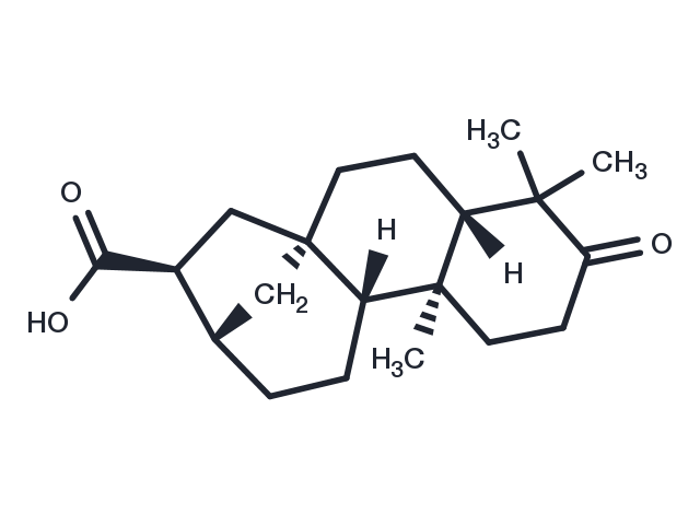 ent-3-Oxokauran-17-oic acid Chemical Structure