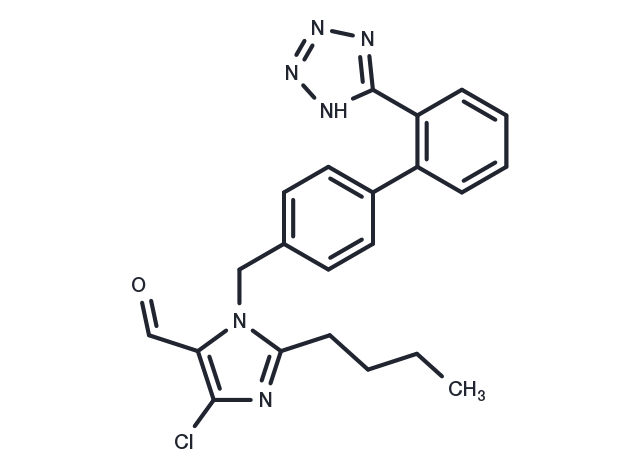 Losartan Carboxaldehyde Chemical Structure