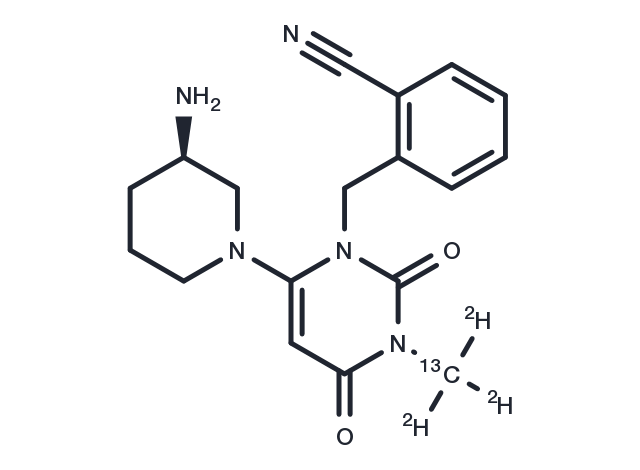 Alogliptin (13CD3) Chemical Structure